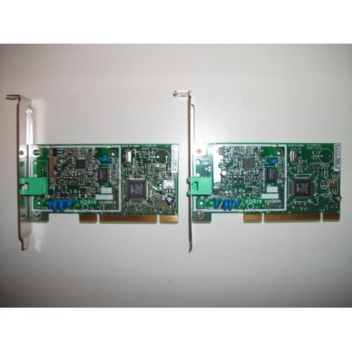 Lot of 2 Agere Systems 56k PCI Modem for Computer D-1156I#/A1A Rev A 