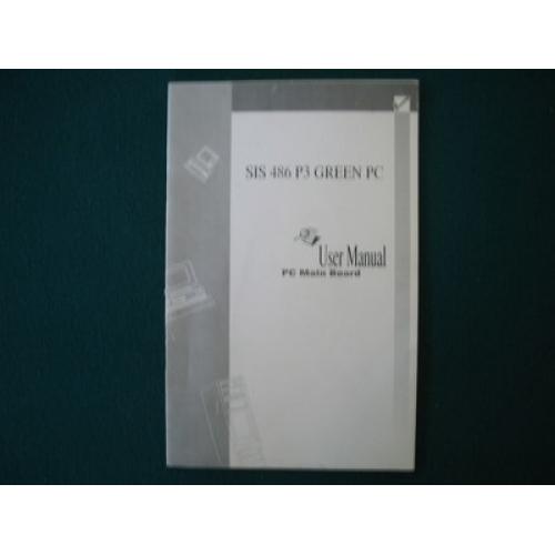SIS 486 P3 Green PC Motherboard Users Manual