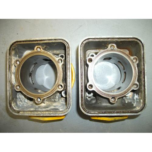 1992 Sea-Doo SP Cylinders 587 Yellow Std. 76mm - Needs Bore Oversize to 76.5mm