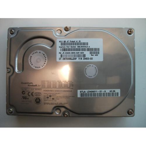 Quantum 40.0 GB AT Fireball IDE 3.5 Hard Drive QML40000LD-A GTLA LD40A011-01-A 
