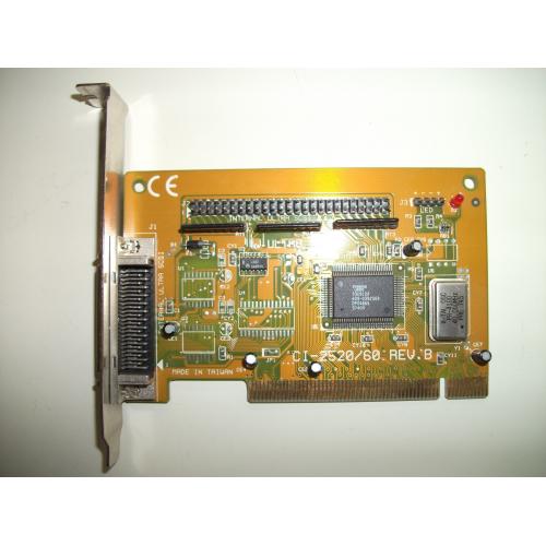 LSI Symbios Logic CI-2520/60 Rev B PCI SCSI Wide SCSI Ultra SCSI Controller Card