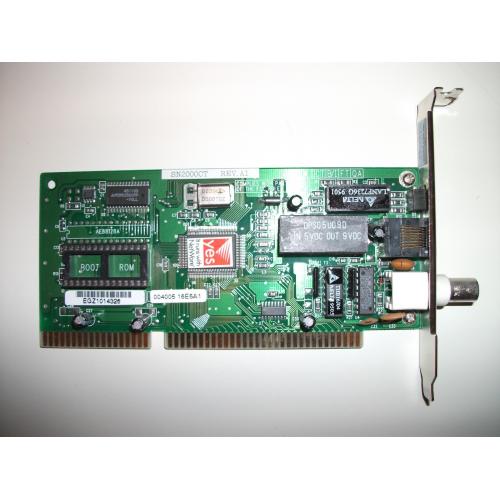Quantity 3 - Simple Net SN2000 16 Bit LAN Card 10BaseT / BNC with Driver Disk