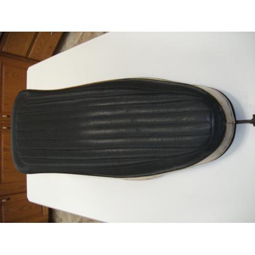 Vintage Harley-Davidson Motorcycle Seat Saddle with Mounting Brackets