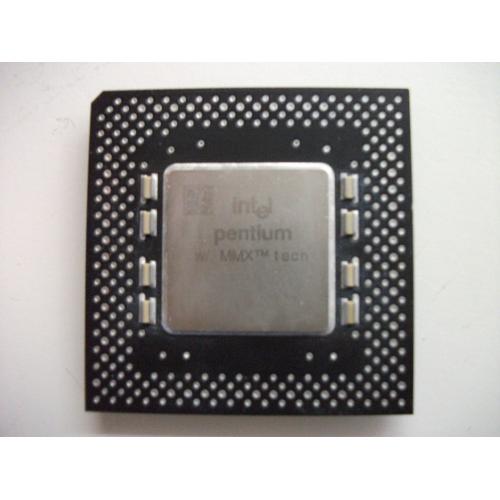 Intel Pentium MMX SL27H 166MHz 66MHz Gold Socket 7 Desktop CPU Processor