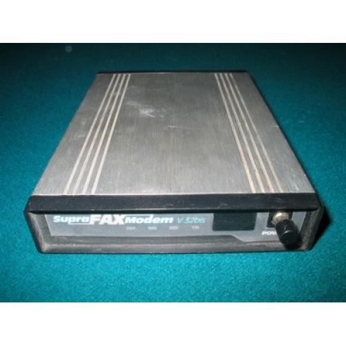 Supra External Fax Modem V.32bis with Manuals and Power Supply