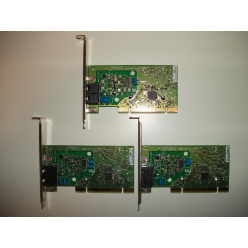 Lot of 3 Intel 537EPG Dell X2749 56K Baud PCI Internal Modem Card KB581604/02