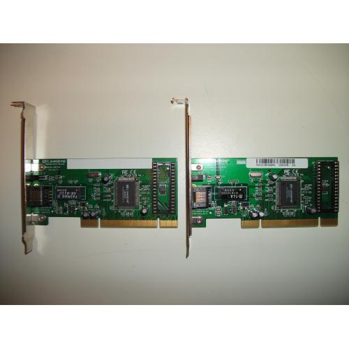 Lot of 2 3COM 3C905-TXM Etherlink 10/100 PCI Network Card RJ45 CAT5 10/100mbps