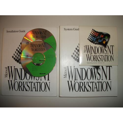 Rare Vintage Microsoft Windows NT Workstation v3.5 (Not v3.51) Operating System