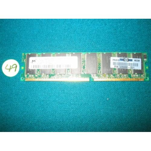 MICRON PC3200U-30331-Z MT8VDDT6464AG-40BD2 512MB DDR 400 CL3 MEMORY MODULE